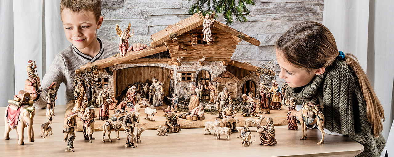 Krippenställe aus Holz