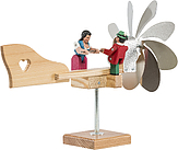Windrad mini doppelt mit Tiroler und Frau