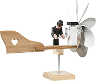 Windrad klein mit Kaminkehrer