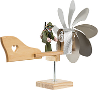 Windrad klein mit Jäger
