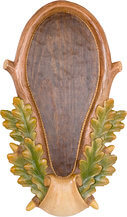 Trophäenschild für Hirsch Bayern