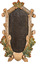 Trophäenschild für Hirsch Andreas
